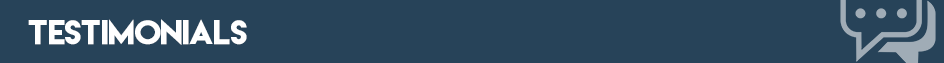 TESTIMONIALS